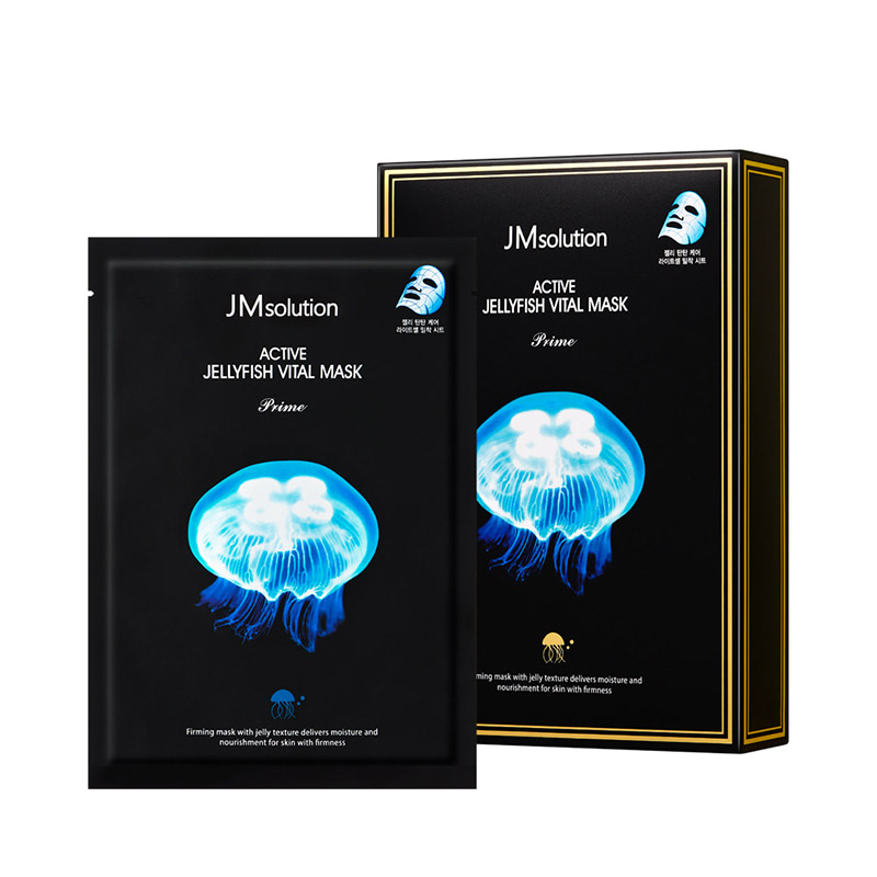 Ультратонкая тканевая маска с экстрактом медузы JMsolution Active Jellyfish Vital Mask Prime 33 мл