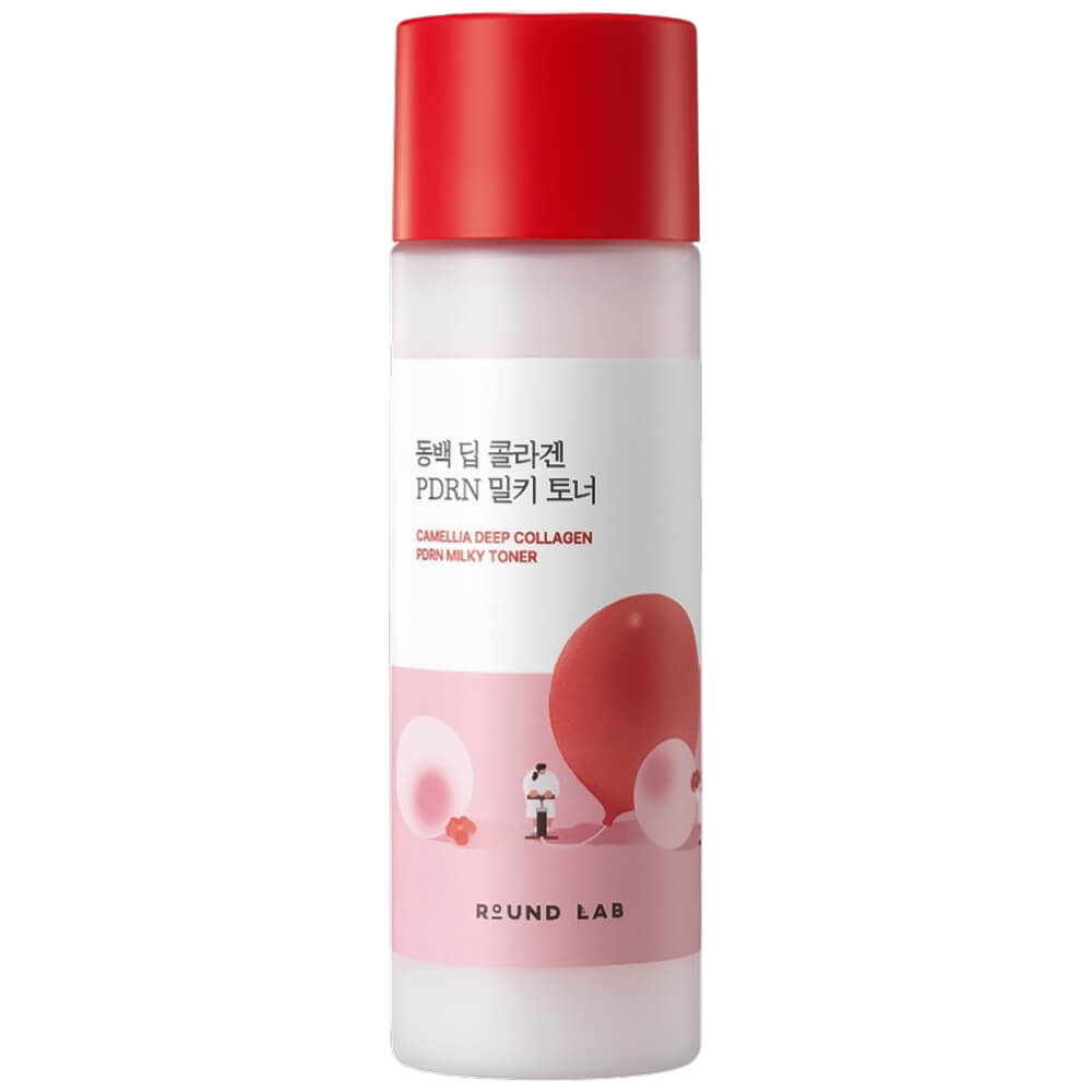 ТОНЕР ДЛЯ ЛИЦА CAMELLIA DEEP COLLAGEN MILKY PDRN TONER 150ML (ROUND LAB)