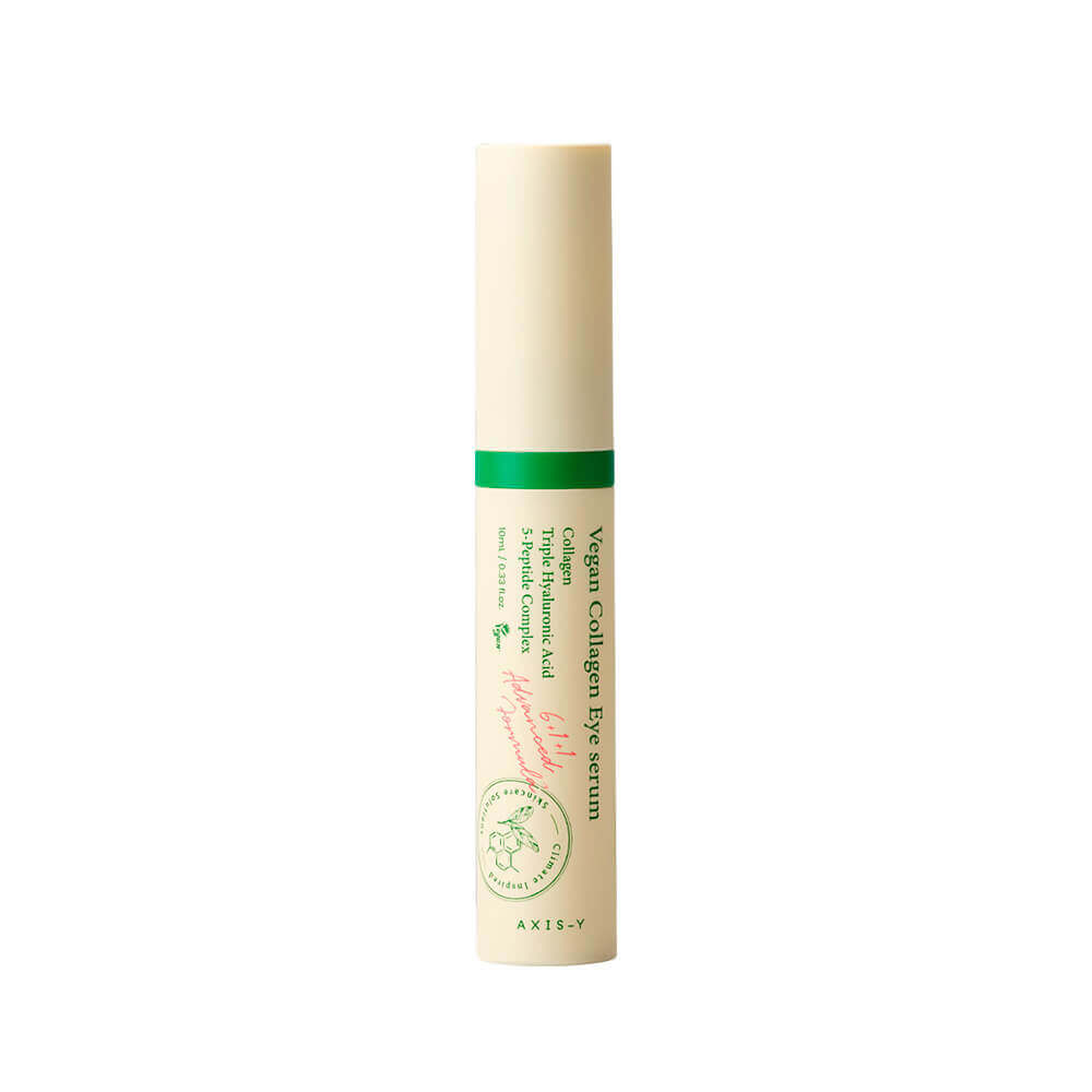 Пептидная сыворотка для век с массажным аппликатором AXIS-Y Vegan Collagen Eye Serum
