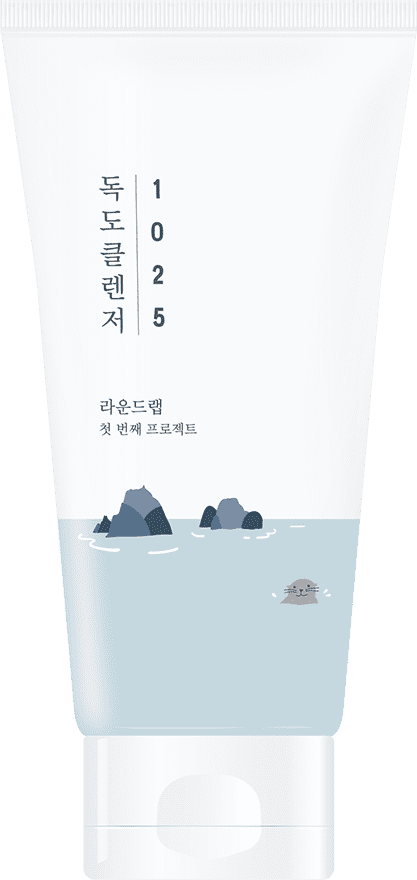 Увлажняющая очищающая пенка для лица Round Lab 1025 DOKDO CLEANSER 150мл