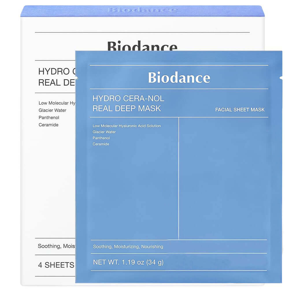 Ночная гидрогелевая маска с церамидами против сухости Biodance Hydro Cera-Nol Real Deep Mask