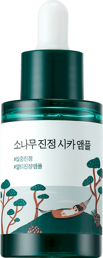 Сыворотка с экстрактами сосны и центеллы для проблемной кожи Round Lab Pine Calming Cica Ampoule 30мл