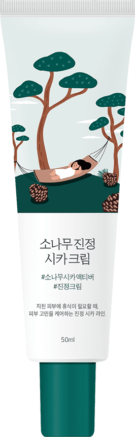 Крем с экстрактами сосны и центеллы для проблемной кожи Round Lab Pine Calming Cica Cream 50мл