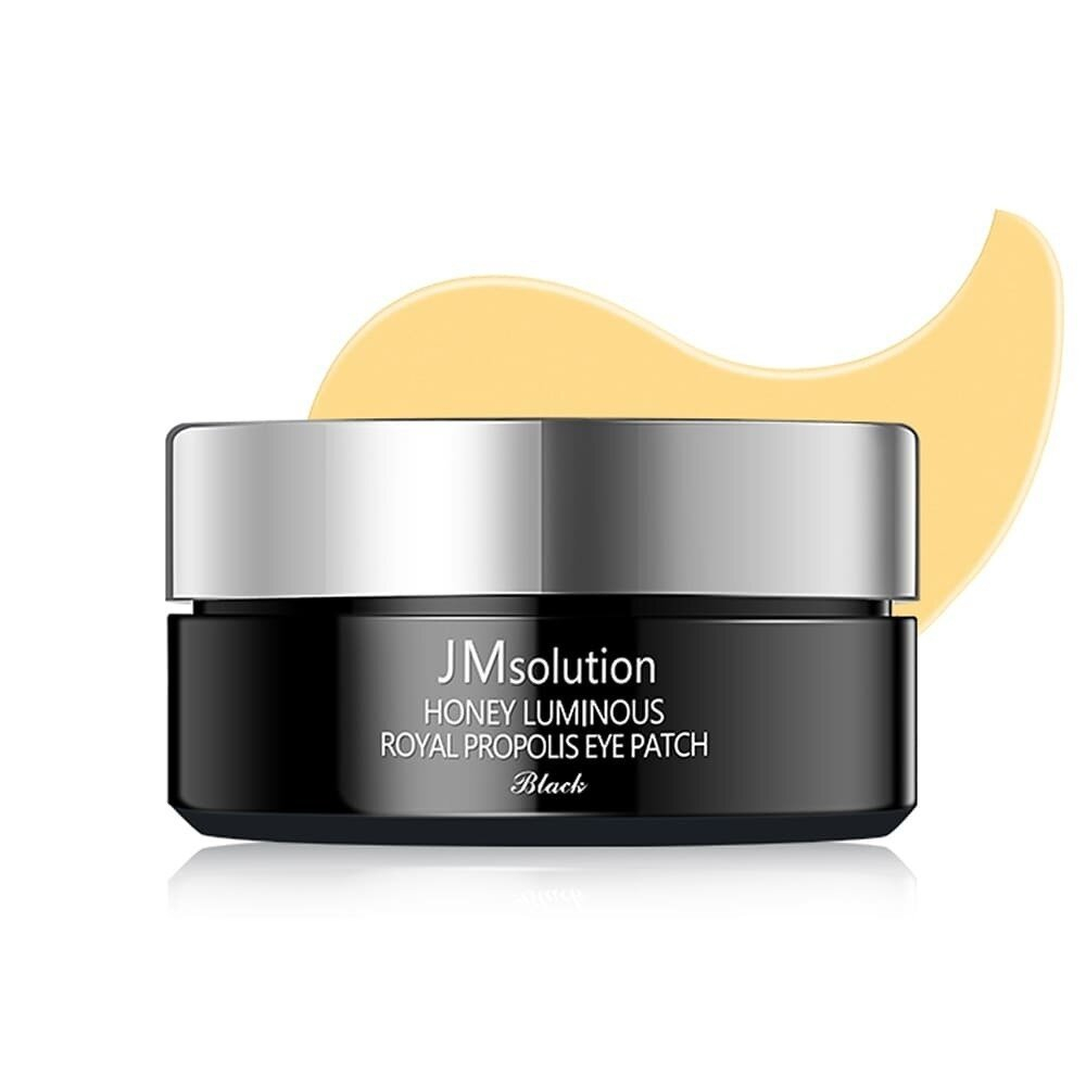 Регенерирующие патчи с прополисом JMsolution Honey luminous royal propolis eye Patch black 60шт