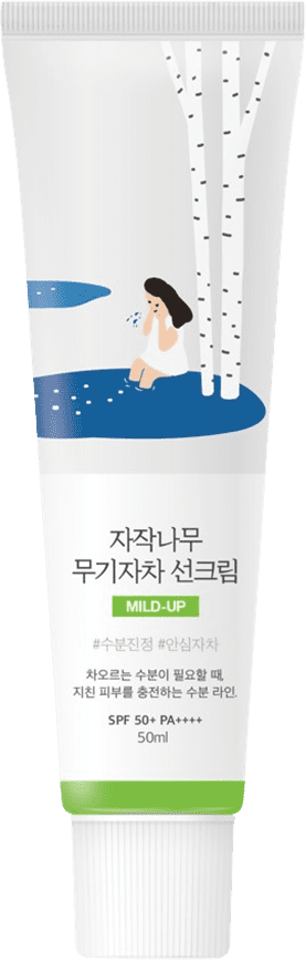 Увлажняющее солнцезащитное средство для чувствительной кожи ROUND LAB BIRCH JUICE MILD-UP SUNSCREEN