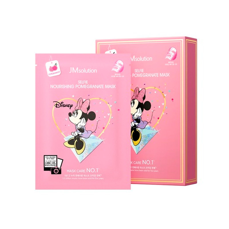 Тканевая маска с гранатом JMsolution Disney Collection Selfie Nourishing Pomegranate Mask 30мл